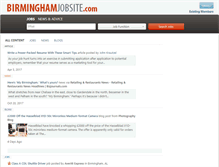 Tablet Screenshot of birminghamjobsite.com